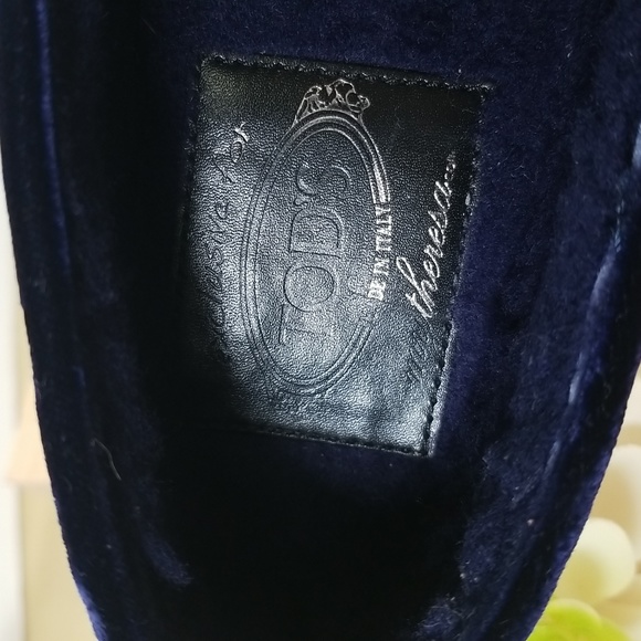 Tod's velvet driving loafers womens - Picture 2 of 7